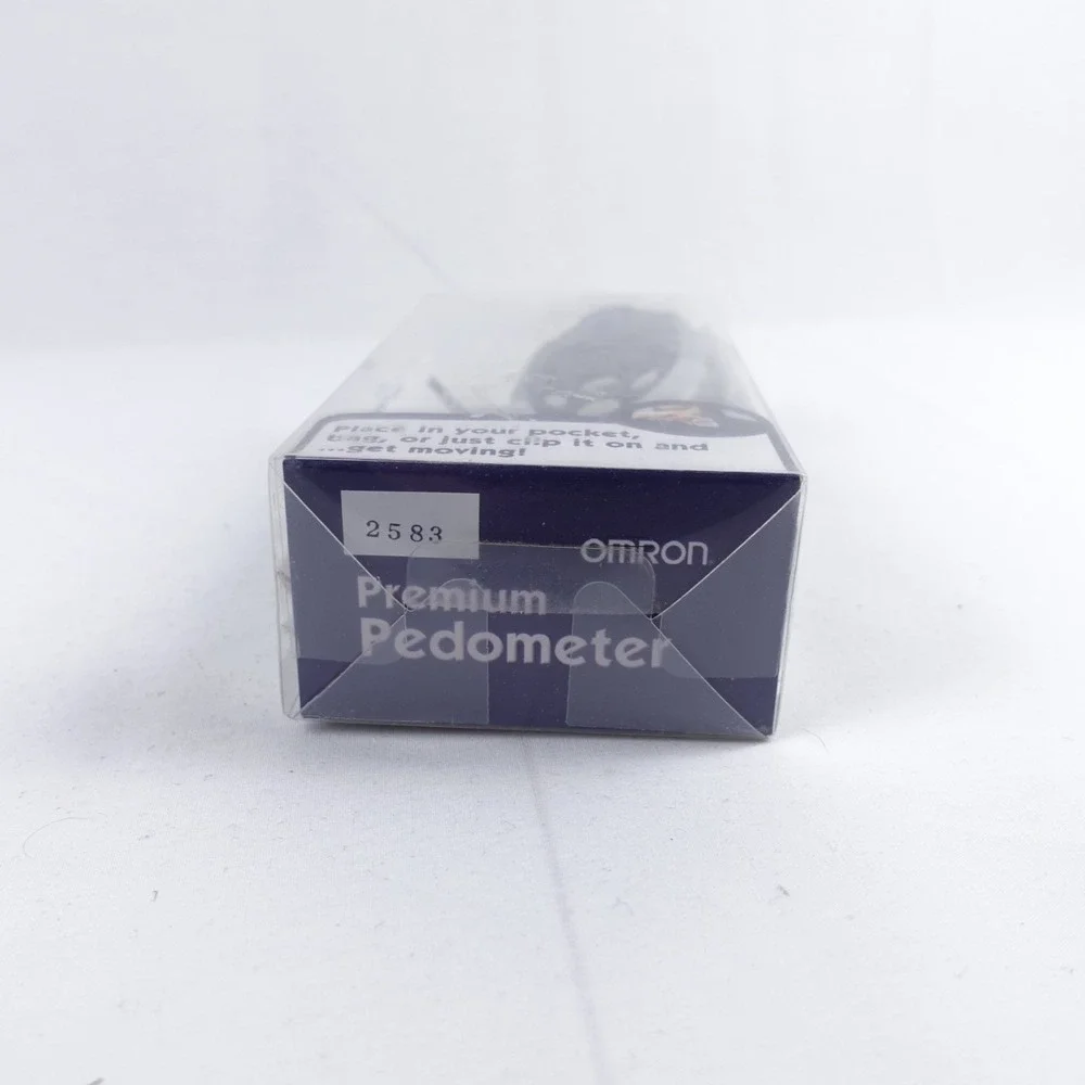 Omron HJ-112 Pocket Digital Pedometer Walking Style Dual Sensor Counter Open Box